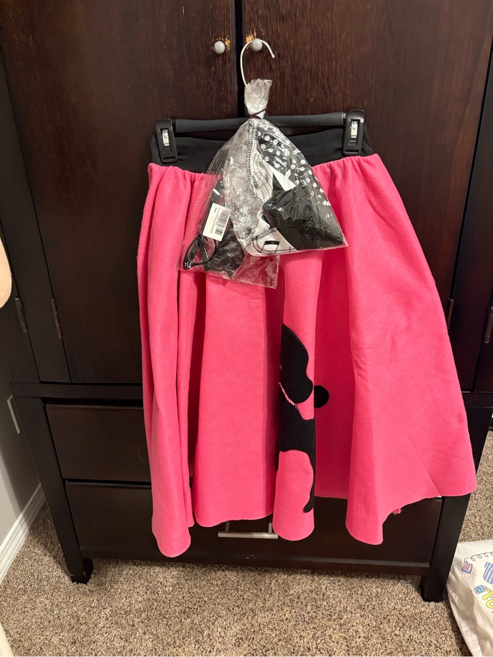 1950s Poodle Skirt Halloween Costume Set Women’s Small